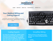 Tablet Screenshot of medicalbillingims.com